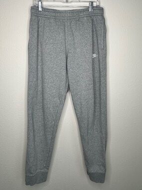 Nike Sportswear Club Fleece Joggers, Heathered Gray, Size Large